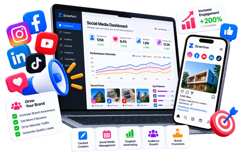 Social Media Marketing Dashboard